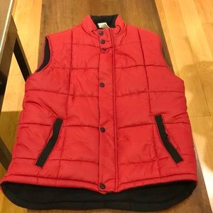 Junior Boys Red Puffy Vest